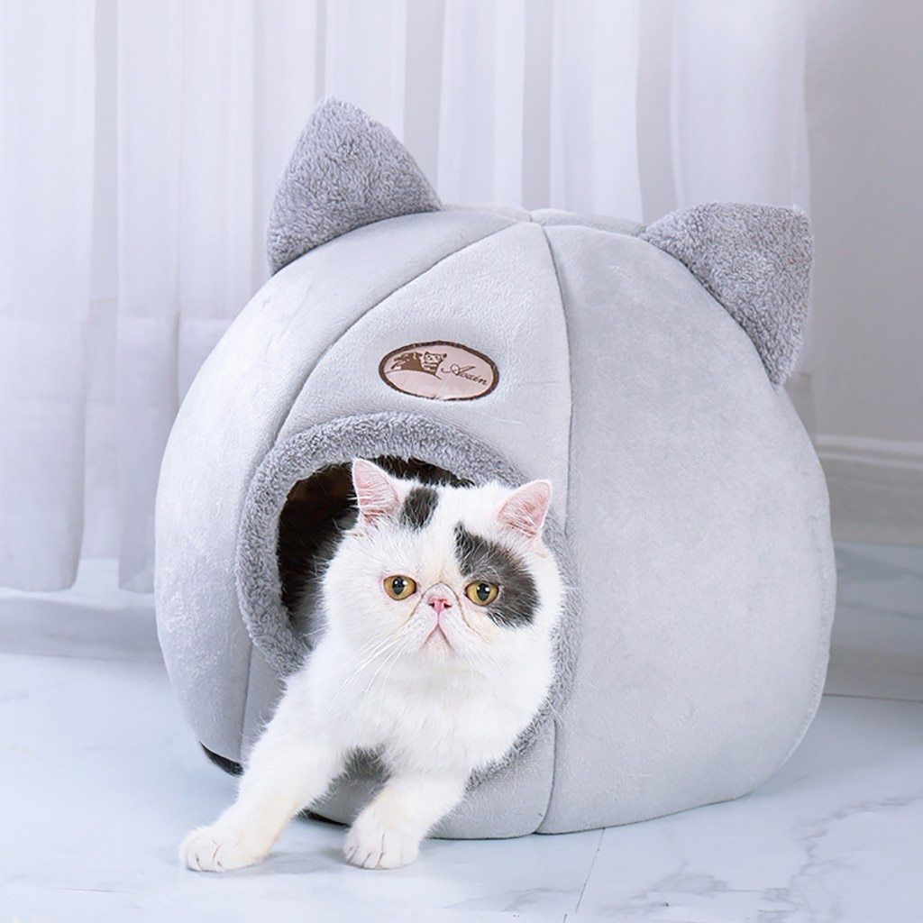 ComfyHouse™ - Niche pour chat ultra confortable - MONCHAPINOU